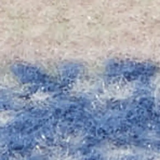 8' Gray and Ivory Floral Distressed Non Skid Runner Rug Photo 3