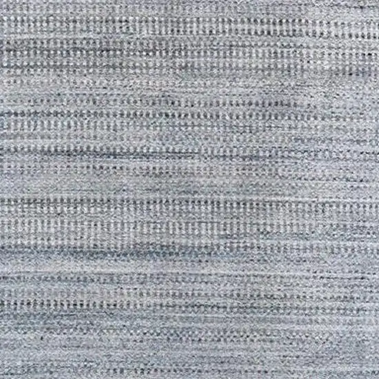 10' Gray and Purple Ombre Hand Woven Runner Rug Photo 6