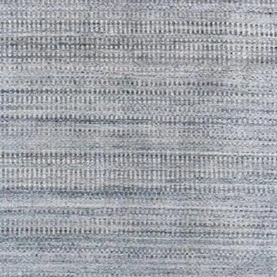 10' Gray and Purple Ombre Hand Woven Runner Rug Photo 4
