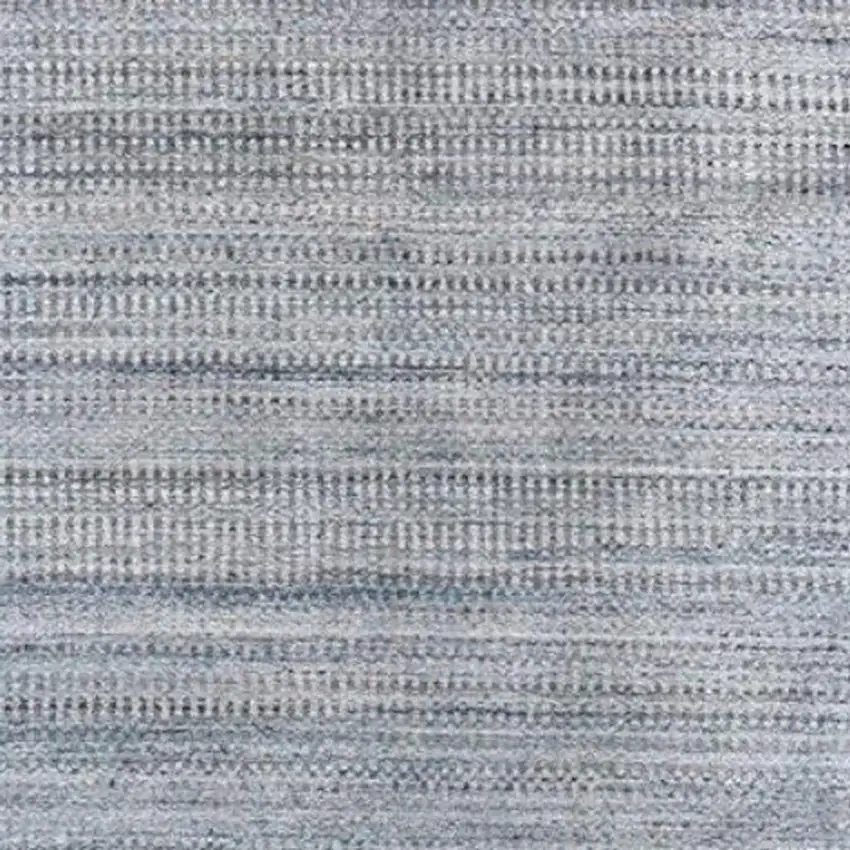 10' Gray and Purple Ombre Hand Woven Runner Rug Photo 4