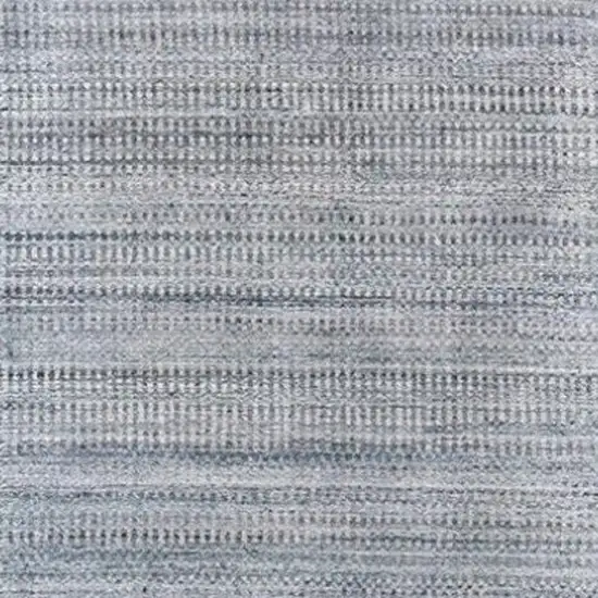 8' Gray and Purple Ombre Hand Woven Runner Rug Photo 4