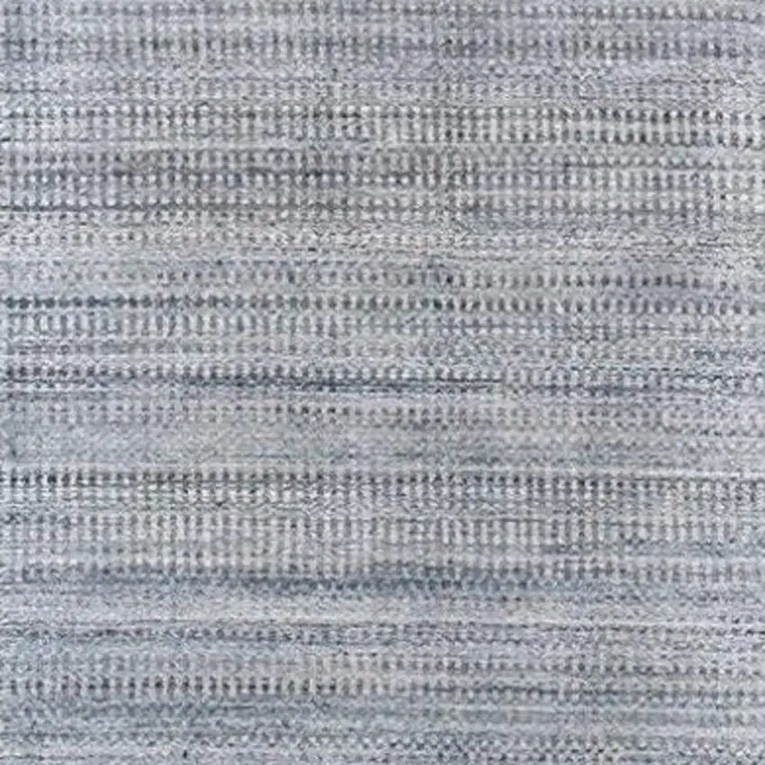 8' Gray and Purple Ombre Hand Woven Runner Rug Photo 4