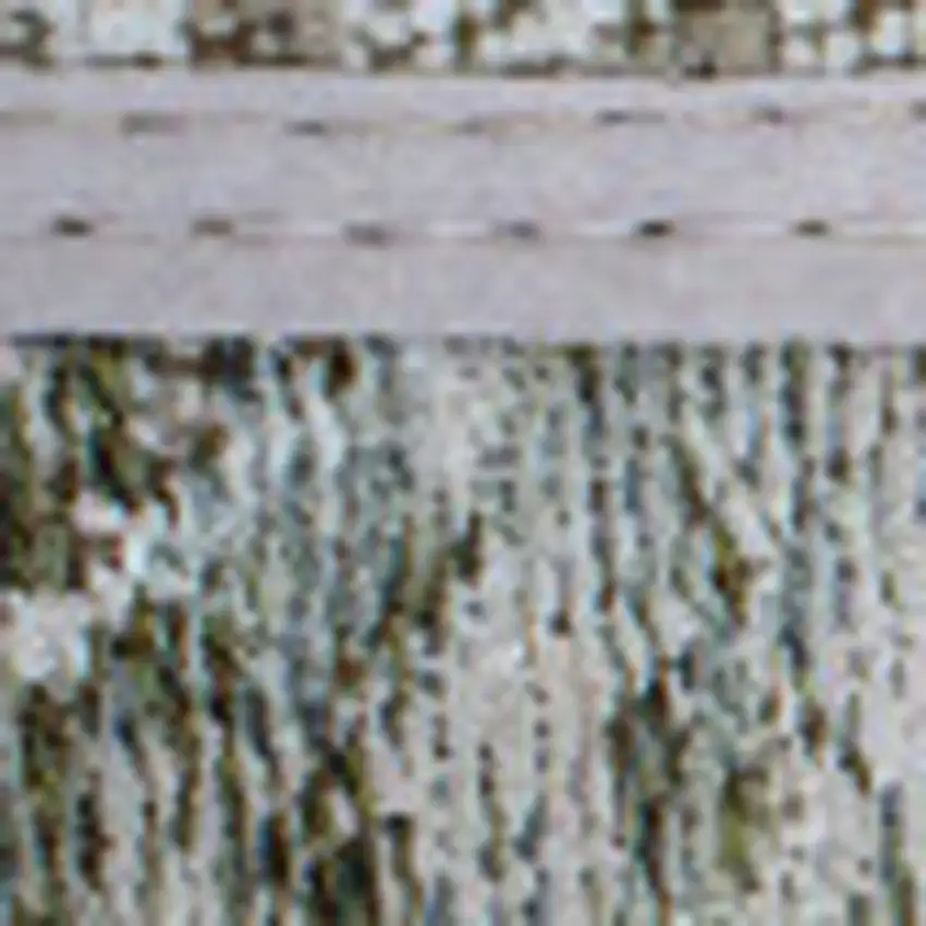 5' Green Beige And White Abstract Washable Round Rug With UV Protection Photo 7