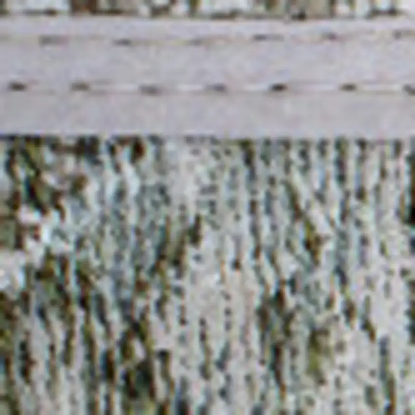 8' Green Beige And White Abstract Washable Round Rug With UV Protection Photo 7