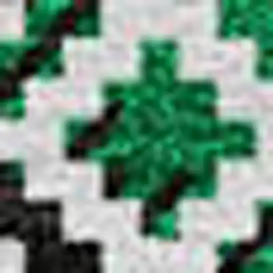 8' Green Black And Ivory Round Animal Print Washable Indoor Outdoor Area Rug Photo 8