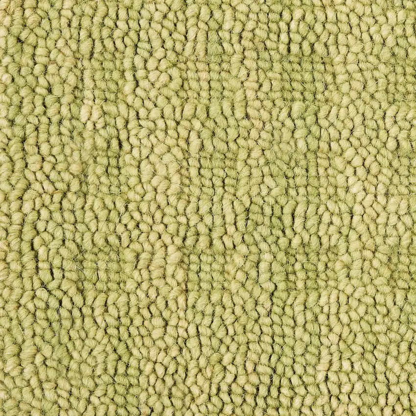 8' Green Wool Runner Rug Photo 3