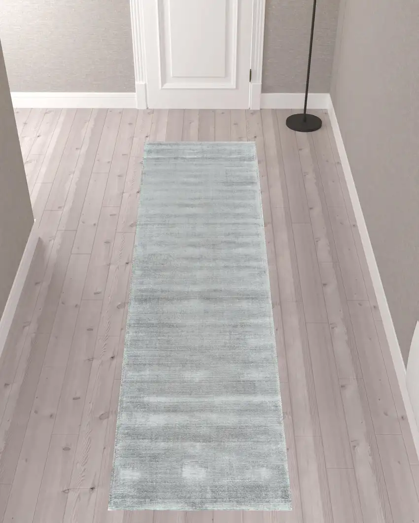 10' Hand Woven Runner Rug Photo 3