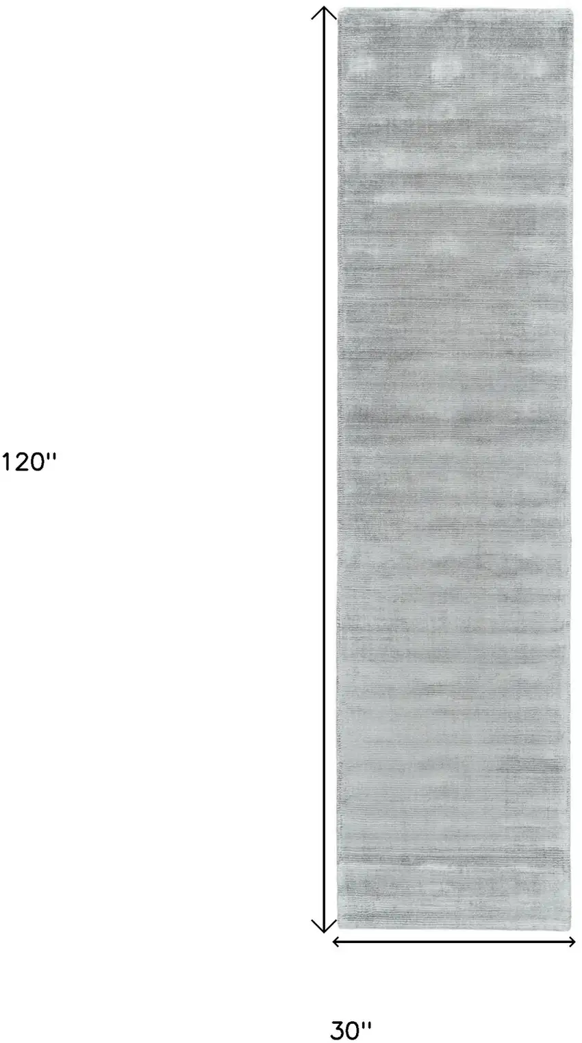 10' Hand Woven Runner Rug Photo 4
