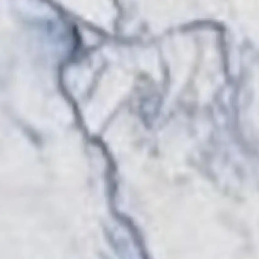 8' Ivory Abstract Power Loom Runner Rug Photo 4