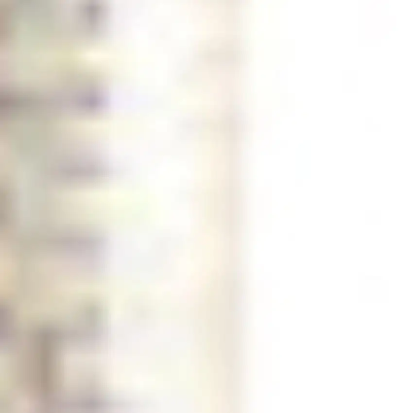 8' Ivory Abstract Runner Rug Photo 3