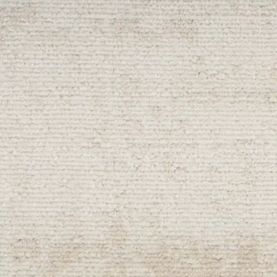 6' Ivory Abstract Runner Rug Photo 9