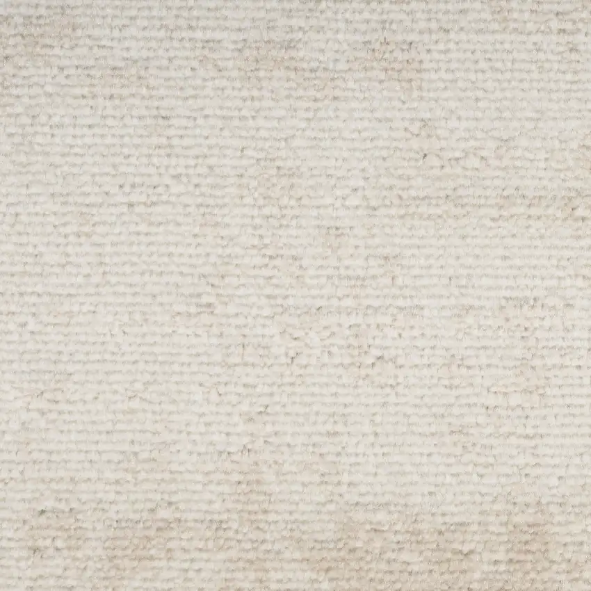 6' Ivory Abstract Runner Rug Photo 9