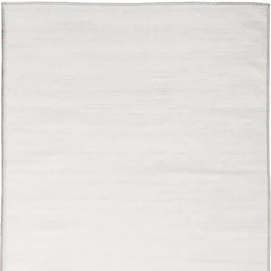 6' Ivory Abstract Runner Rug Photo 4