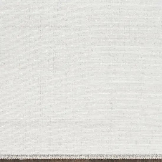 8' Ivory Abstract Runner Rug Photo 7