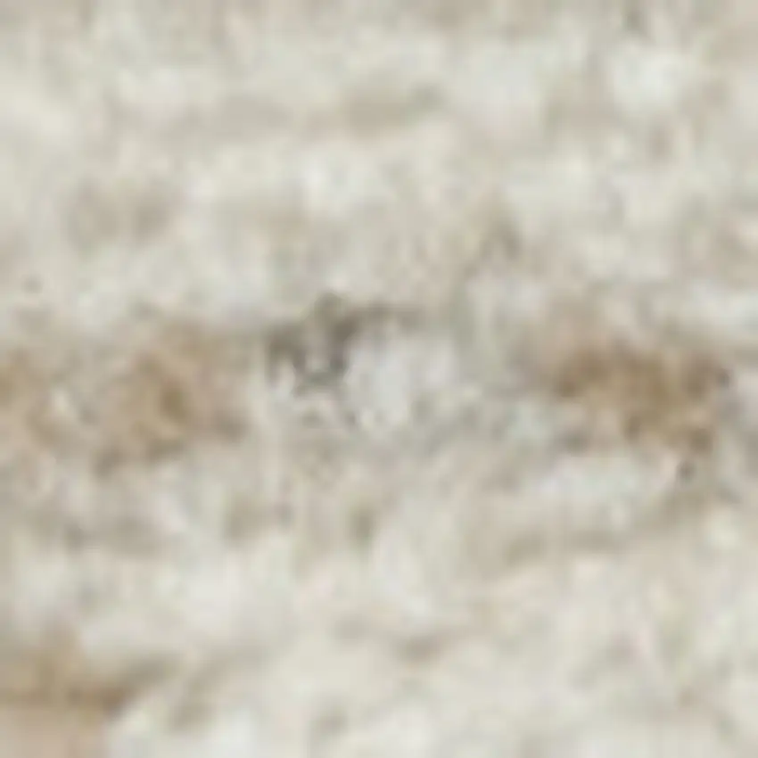6' Ivory Abstract Worn Faded Runner Rug Photo 7