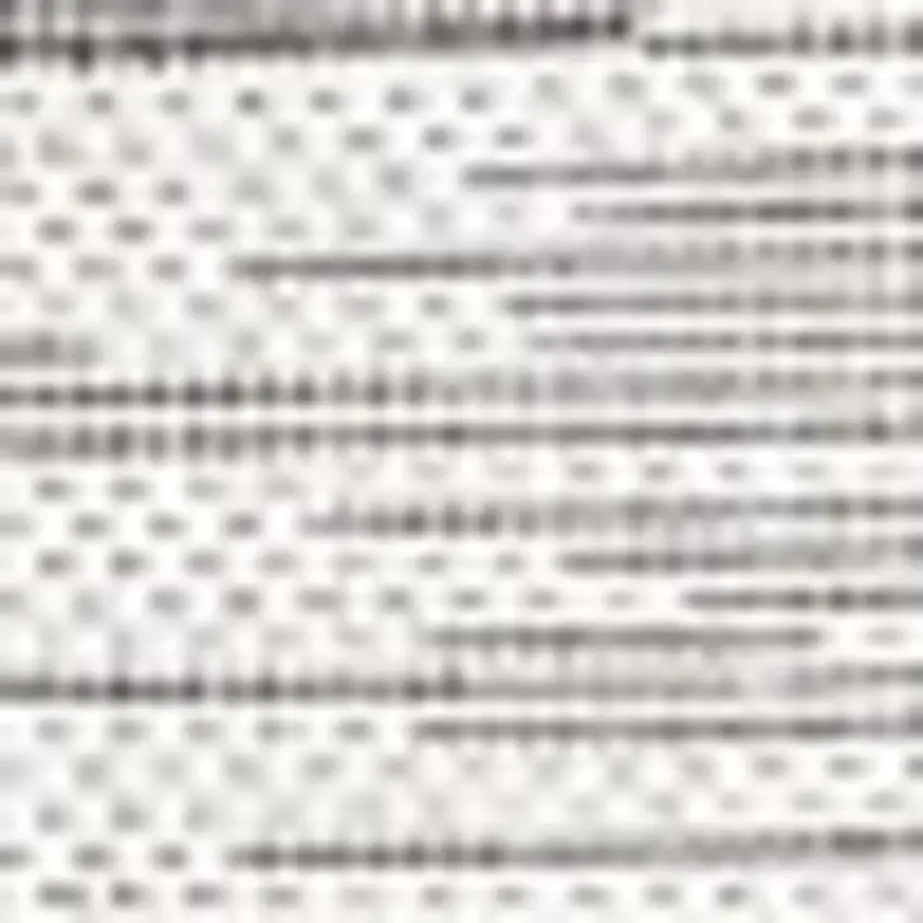 9' Ivory And Black Square Striped Indoor Outdoor Area Rug Photo 2