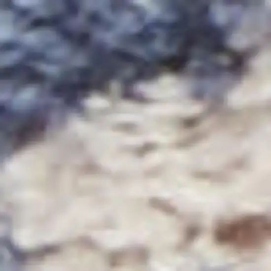 8' Ivory And Blue Abstract Non Skid Runner Rug Photo 2