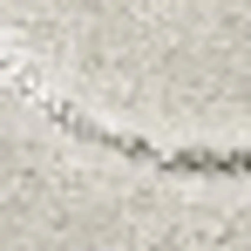 5' Ivory And Cream Square Striped Indoor Outdoor Area Rug Photo 2