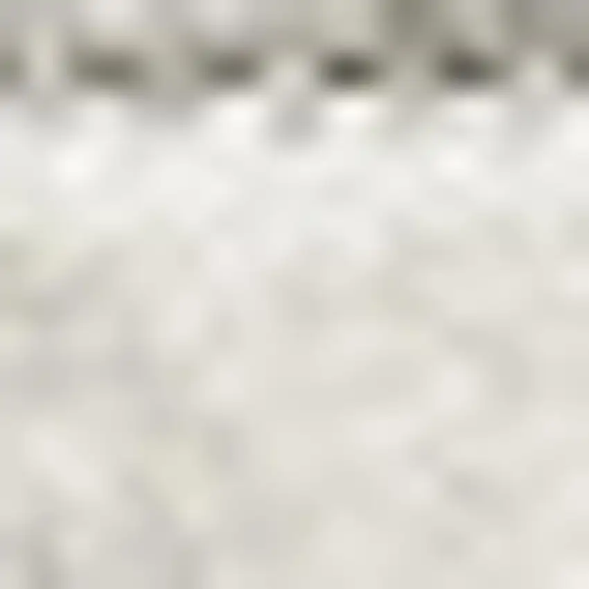 8' Ivory And Cream Square Striped Indoor Outdoor Area Rug Photo 2