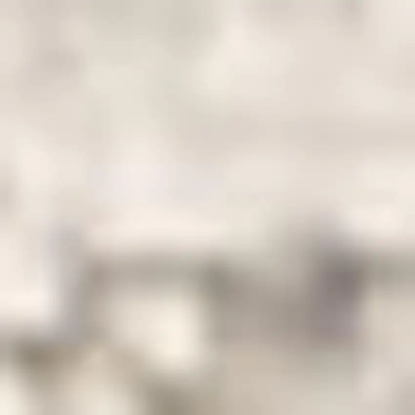 10' Ivory And Cream Striped Indoor Outdoor Runner Rug Photo 2