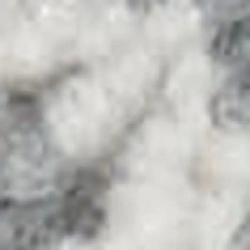 8' Ivory And Light Gray Abstract Runner Rug Photo 2