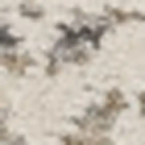 12' Ivory And Slate Gray Oriental Distressed Runner Rug With Fringe Photo 7