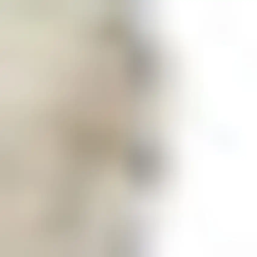 7' Ivory And Turquoise Botanical Leaves Runner Rug Photo 6