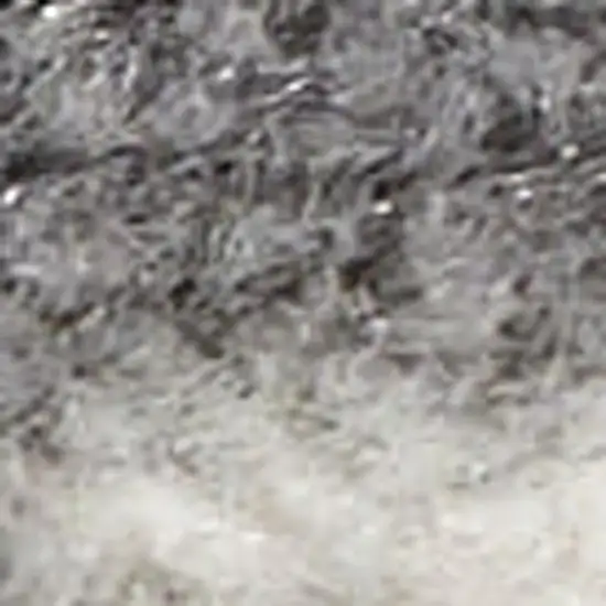 8' Ivory Blue and Gray Geometric Non Skid Runner Rug Photo 4