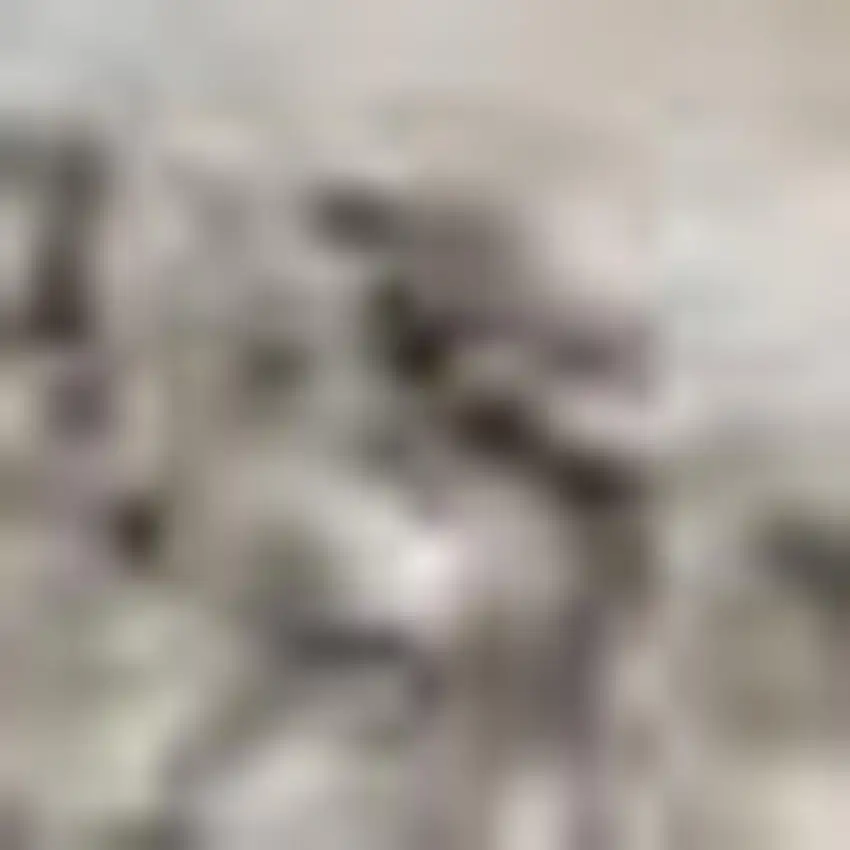 12' Ivory Brown And Gray Geometric Distressed Runner Rug With Fringe Photo 2