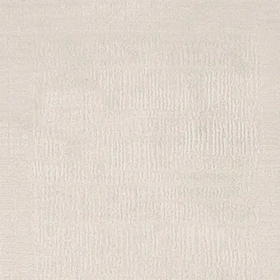 6' Ivory Geometric Runner Rug Photo 3