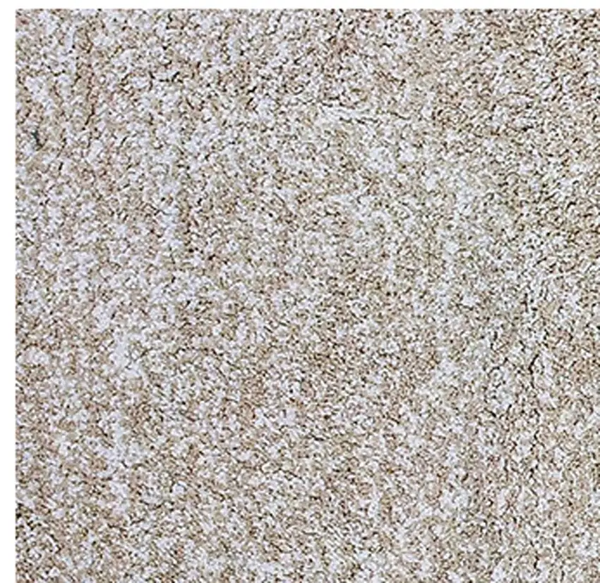 8' Ivory Heather Indoor Shag Runner Rug Photo 2