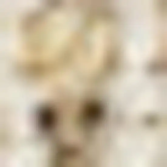 5' Ivory Jute Handmade Square Rug Photo 2