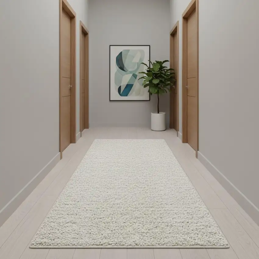 10' Ivory Runner Rug Photo 2