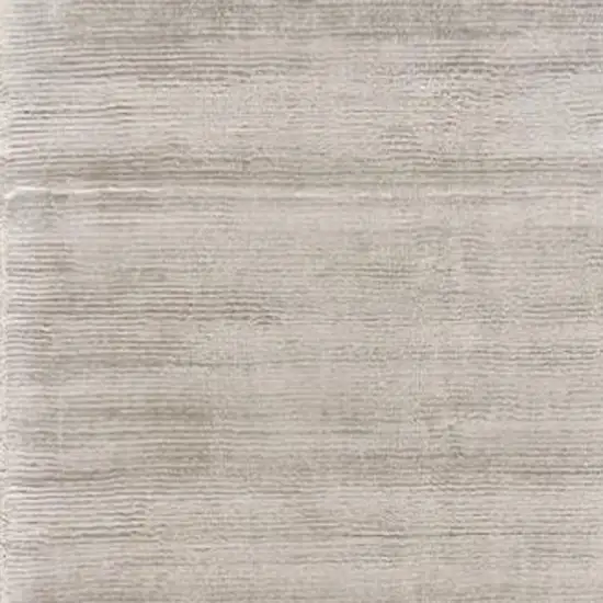 10' Ivory and Tan Hand Woven Runner Rug Photo 3