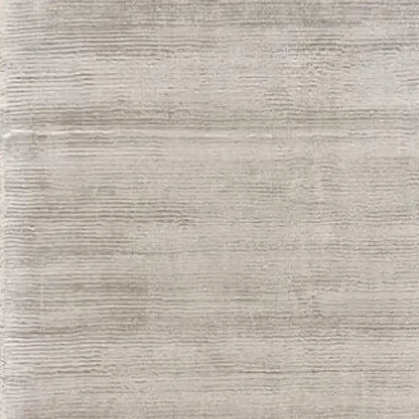 10' Ivory and Tan Hand Woven Runner Rug Photo 3