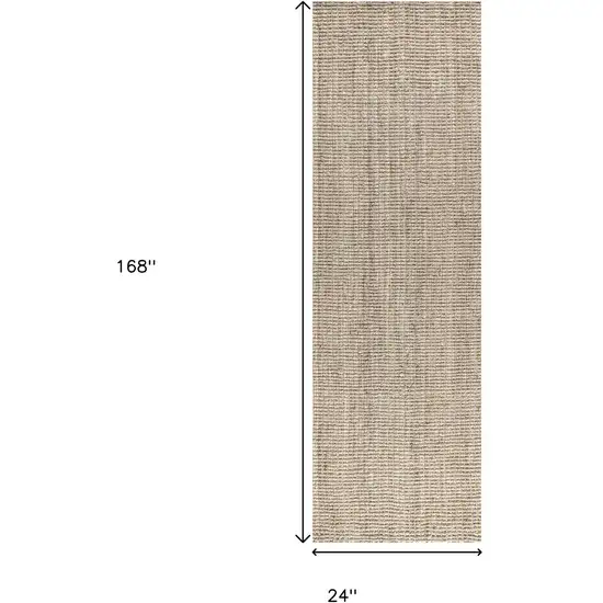 14' Jute Handmade Runner Rug Photo 8