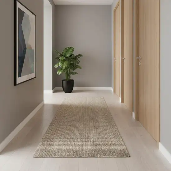 20' Jute Handmade Runner Rug Photo 2