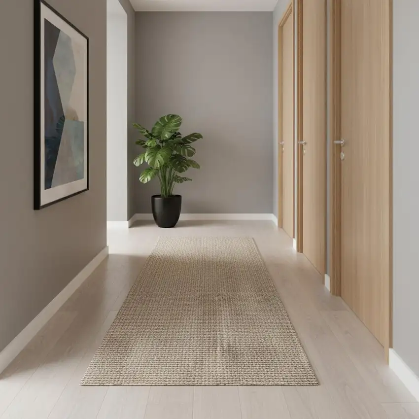 20' Jute Handmade Runner Rug Photo 2