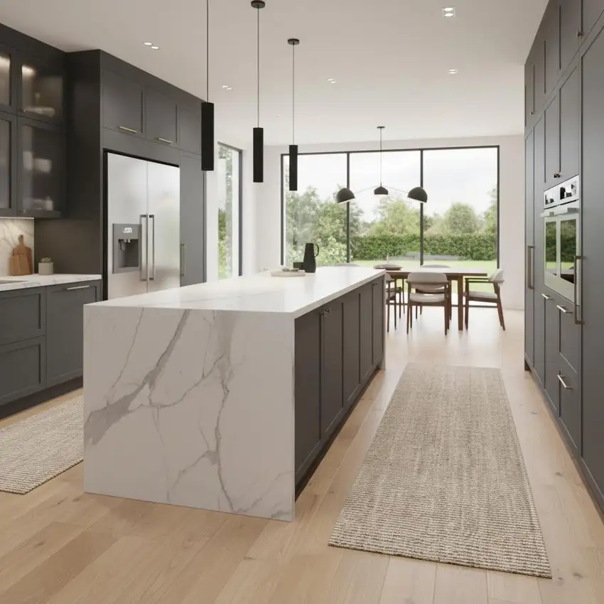 8' Jute Handmade Runner Rug Photo 2