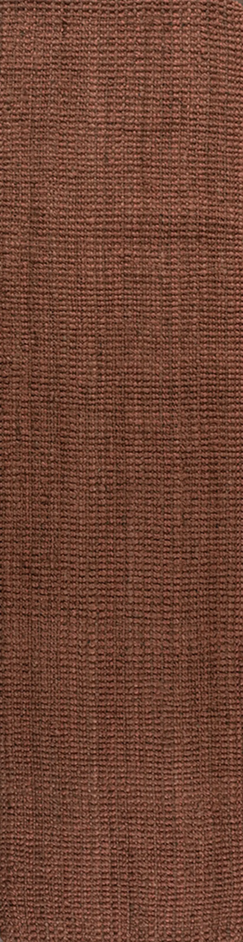 8' Jute Handmade Runner Rug Photo 2