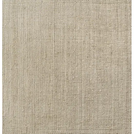 6' Jute Handmade Square Rug Photo 3