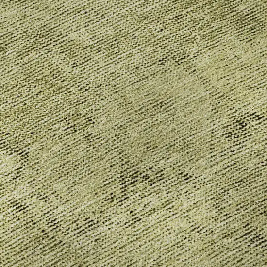 8' Khaki And Taupe Oriental Washable Round Rug With UV Protection Photo 8