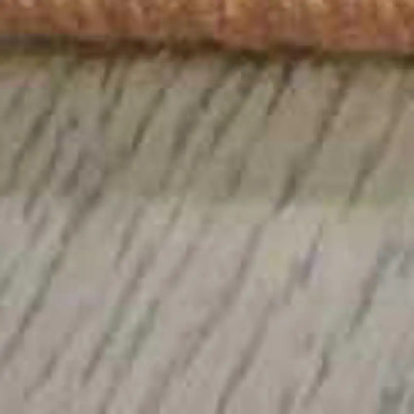 10' Latte Floral Runner Rug Photo 7