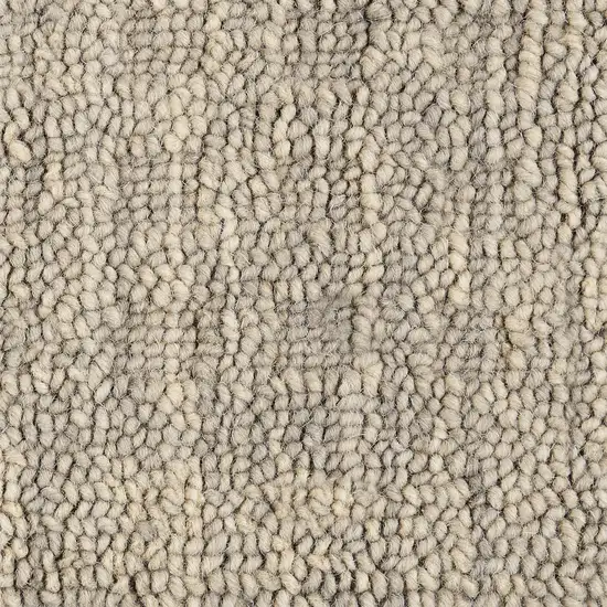 8' Latte Wool Runner Rug Photo 3