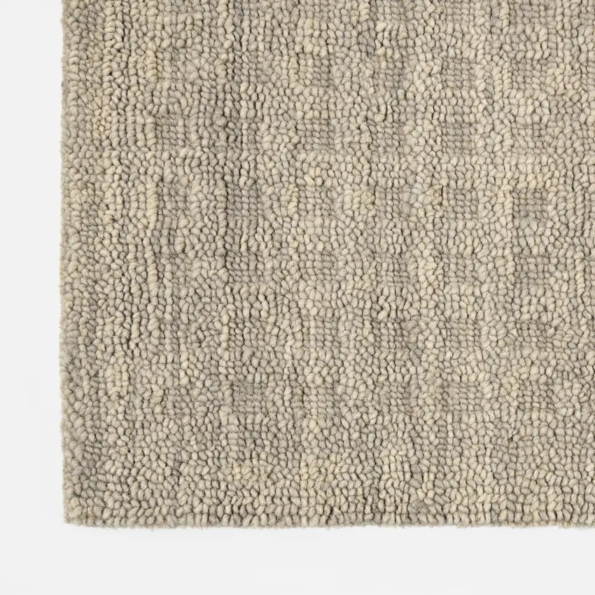 8' Latte Wool Runner Rug Photo 8