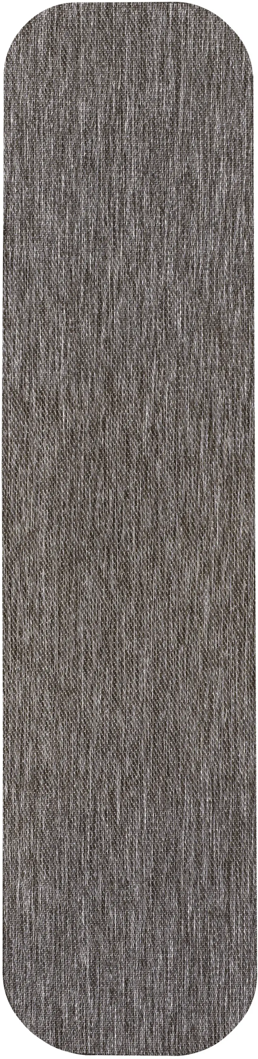 8' Light Brown Indoor Outdoor Runner Rug Photo 1