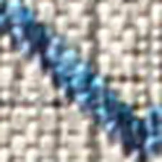 20' Light Gray And Navy Blue Trellis Indoor Outdoor Runner Rug Photo 3