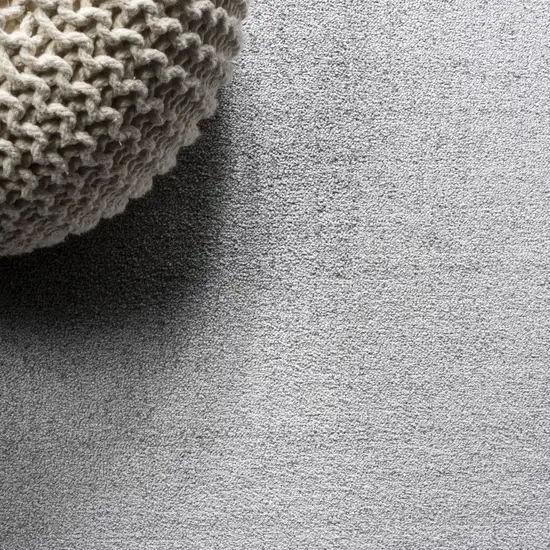 10' Light Gray Runner Rug Photo 9