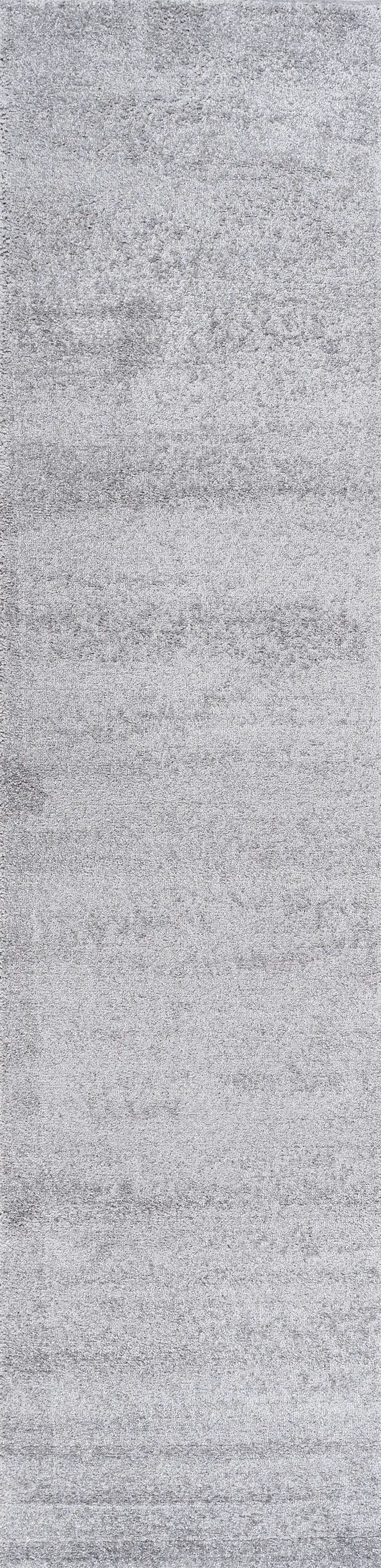 10' Light Gray Runner Rug Photo 1