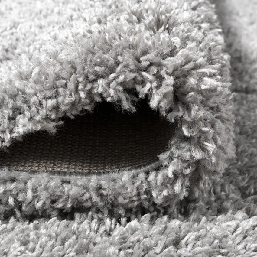 10' Light Gray Runner Rug Photo 8